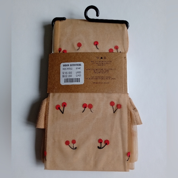 🆕 UO Cherry Print Tights - Picture 2 of 2